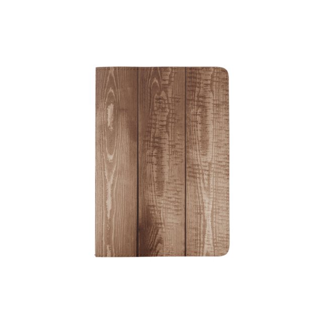 Wooden Deck Passport Holder (Front)