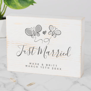 Wooden decor boxes for wedding party