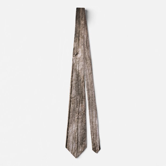Wooden, decor neck tie (Front)