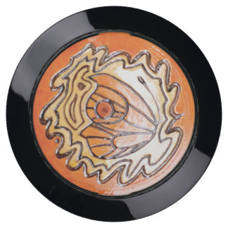 Wooden decor with butterfly USB charging station