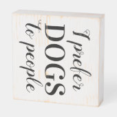 Wooden Dog Lovers Sign, Funny Dog Lover Sign | Zazzle