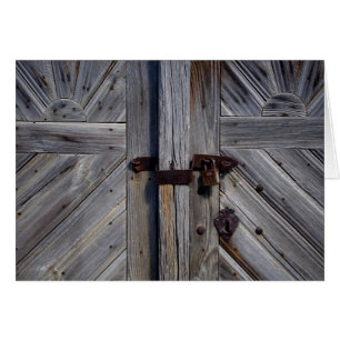 Wooden Door Cards