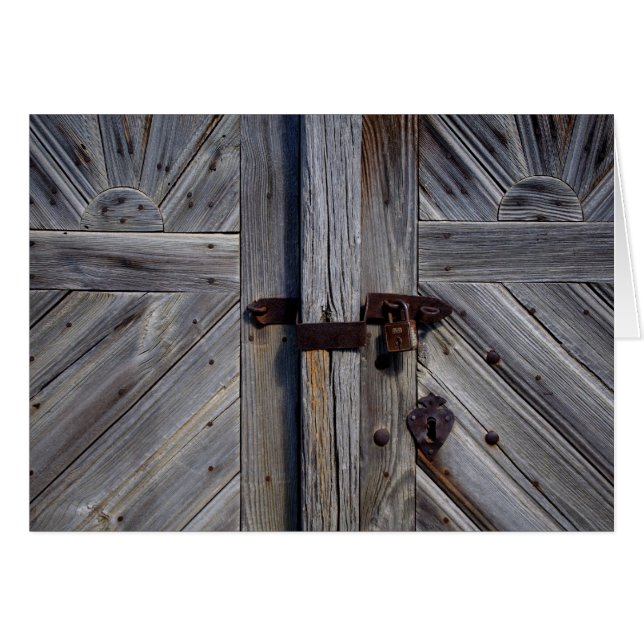 Wooden Door Cards (Front Horizontal)