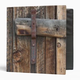 Wooden door close-up, California 3 Ring Binder