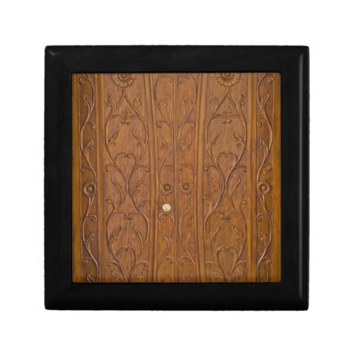 Wooden door gift box