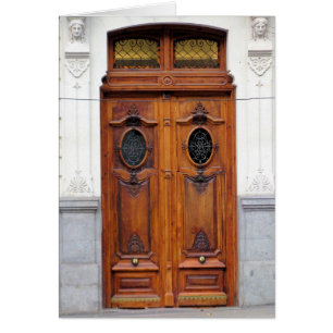 Wooden Doors in Madrid, Spain