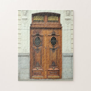 Wooden Doors in Madrid, Spain Puzzle