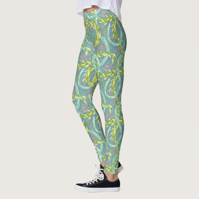 Wooden dragons  leggings (Left)