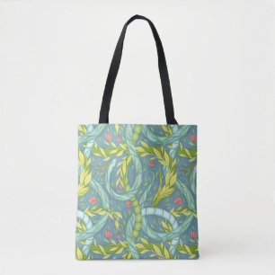Wooden dragons tote bag