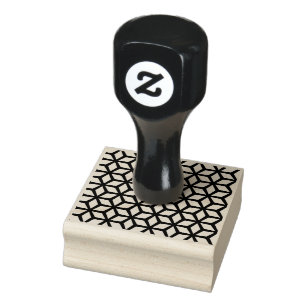 Geometric Quartz Gemstone Rubber Stamp, Zazzle in 2023