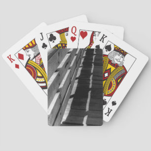 Wooden Fence Poker Cards