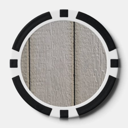 Wooden Fence Poker Chips