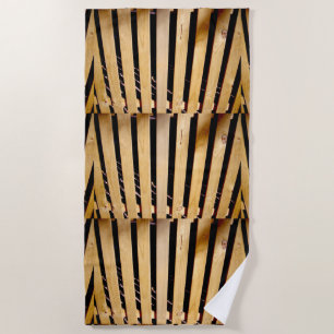 Wooden Fence Posts, Beach Towel