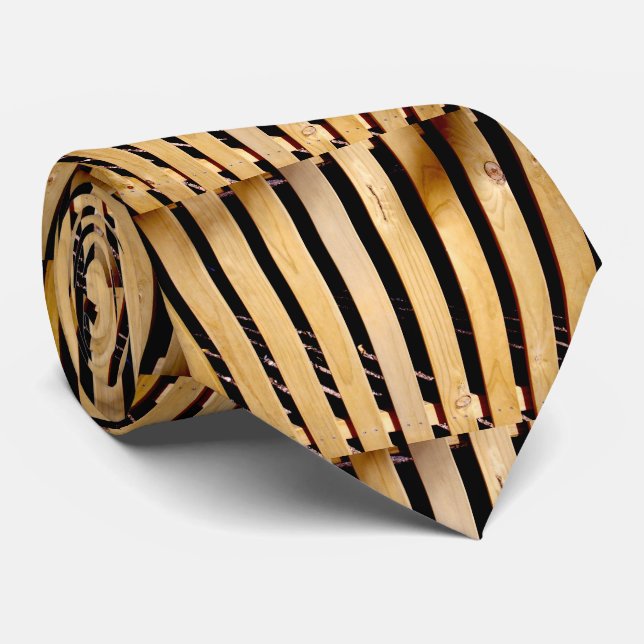 Wooden Fence Posts, Neck Tie (Rolled)
