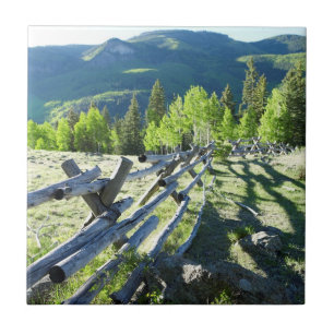 Wooden Fenceline Ceramic Tile