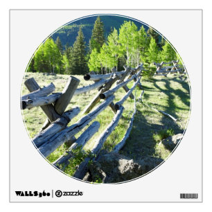 Wooden Fenceline Wall Sticker
