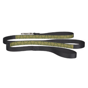 Wooden floral damask pattern background pet leash