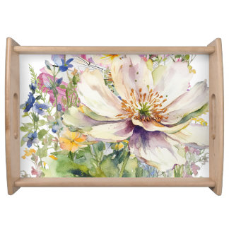 Wooden Floral Tray