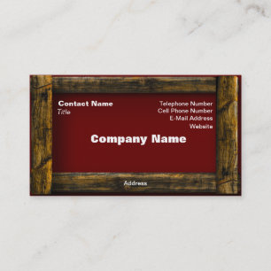 Wooden Frame Business Card