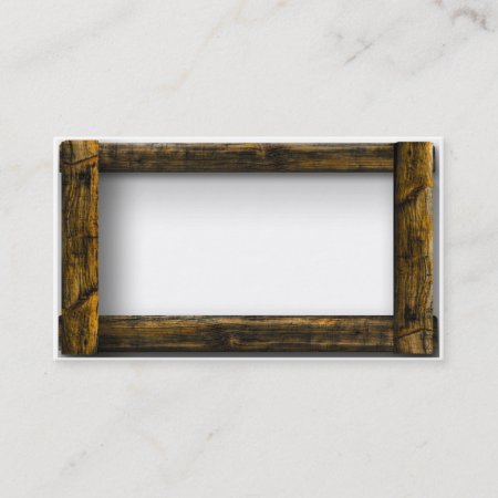 Wooden Frame Business Card