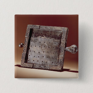 Wooden gaming board, Ballinderry, County Pinback Button