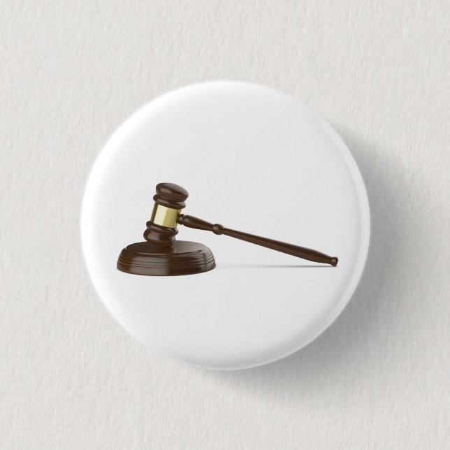 Wooden gavel button (Front)