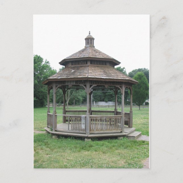 Wooden Gazebo Postcard (Front)