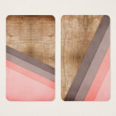 Wooden geometric art (Front & Back)