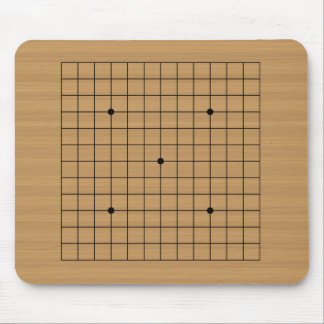 Wooden Go Board 13x13 Mouse Pad