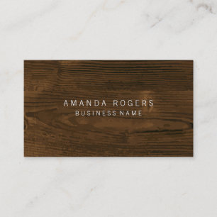 Wooden Grain Business Card