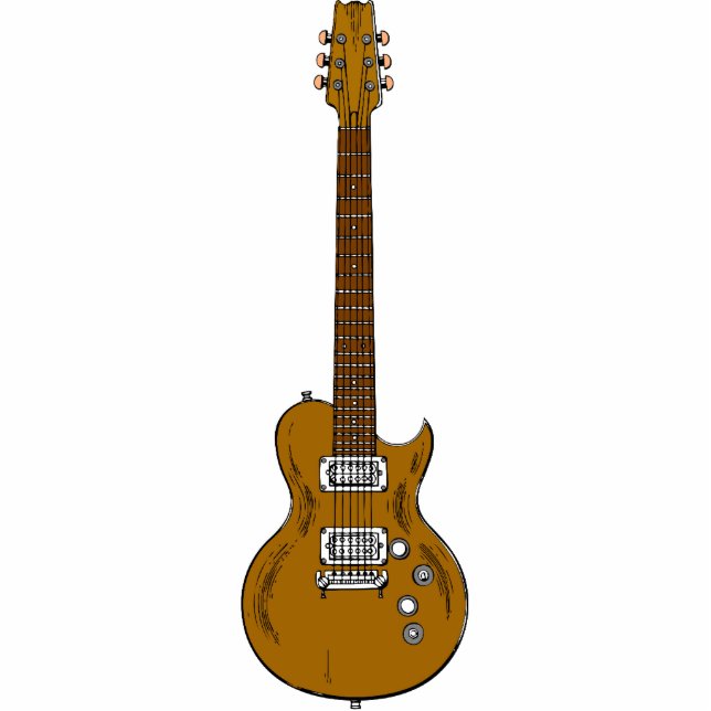 Wooden Guitar Cutout (Front)