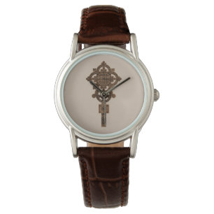 Wooden Hand Cross  Watch
