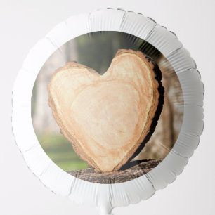 wooden heart balloon