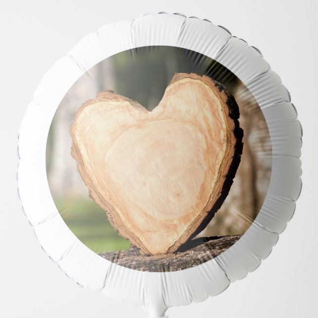 wooden heart balloon (Front)