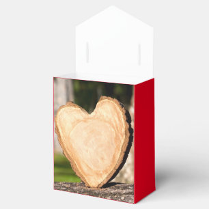 wooden heart favor boxes