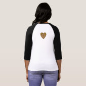 Wooden Heart In Bloom T-Shirt (Back Full)