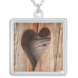 Wooden Heart Necklace