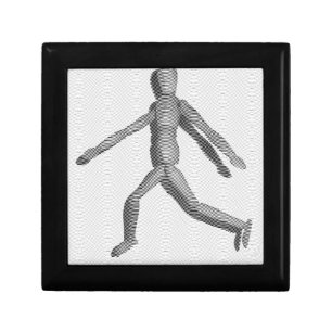 Wooden Human Mannequin Gift Box