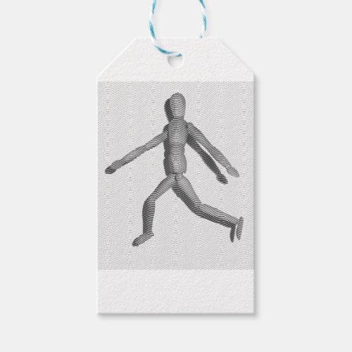 Wooden Human Mannequin Gift Tags