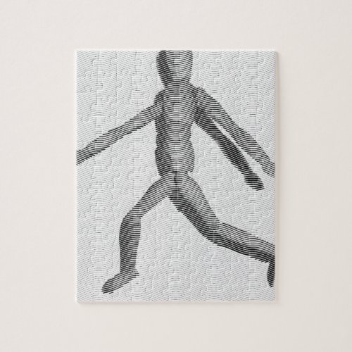 Wooden Human Mannequin Jigsaw Puzzle