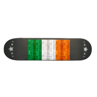 Wooden Irish Flag Skateboard Deck