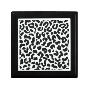 Wooden Jewellery Keepsake Box - Leopard Print
