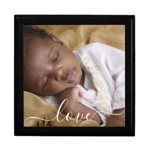 Wooden Jewellery Keepsake Box - Your photo