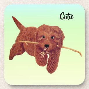 Wooden Jewelry Beverage Coaster