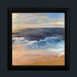 Wooden Jewelry Box<br><div class="desc">Beautiful Ocean drawing adorns this wooden jewelry box.</div>