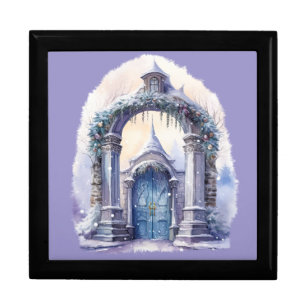 Wooden Jewelry  Box- Christmas Magical Gate Gift Box