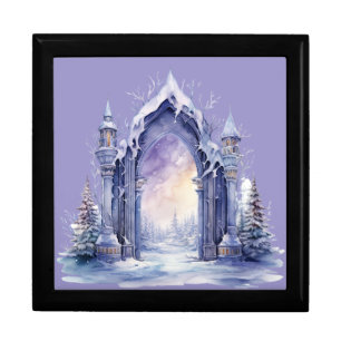 Wooden Jewelry Box-Christmas Magical Gate Gift Box