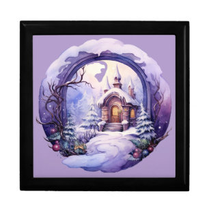 Wooden Jewelry Box-Christmas Magical Gate Gift Box