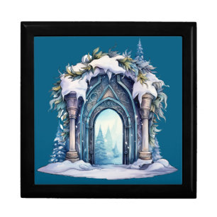 Wooden Jewelry Box-Christmas Magical Gate Gift Box