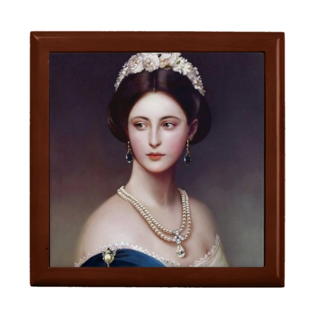 Wooden Jewelry Keepsake Box (Front)